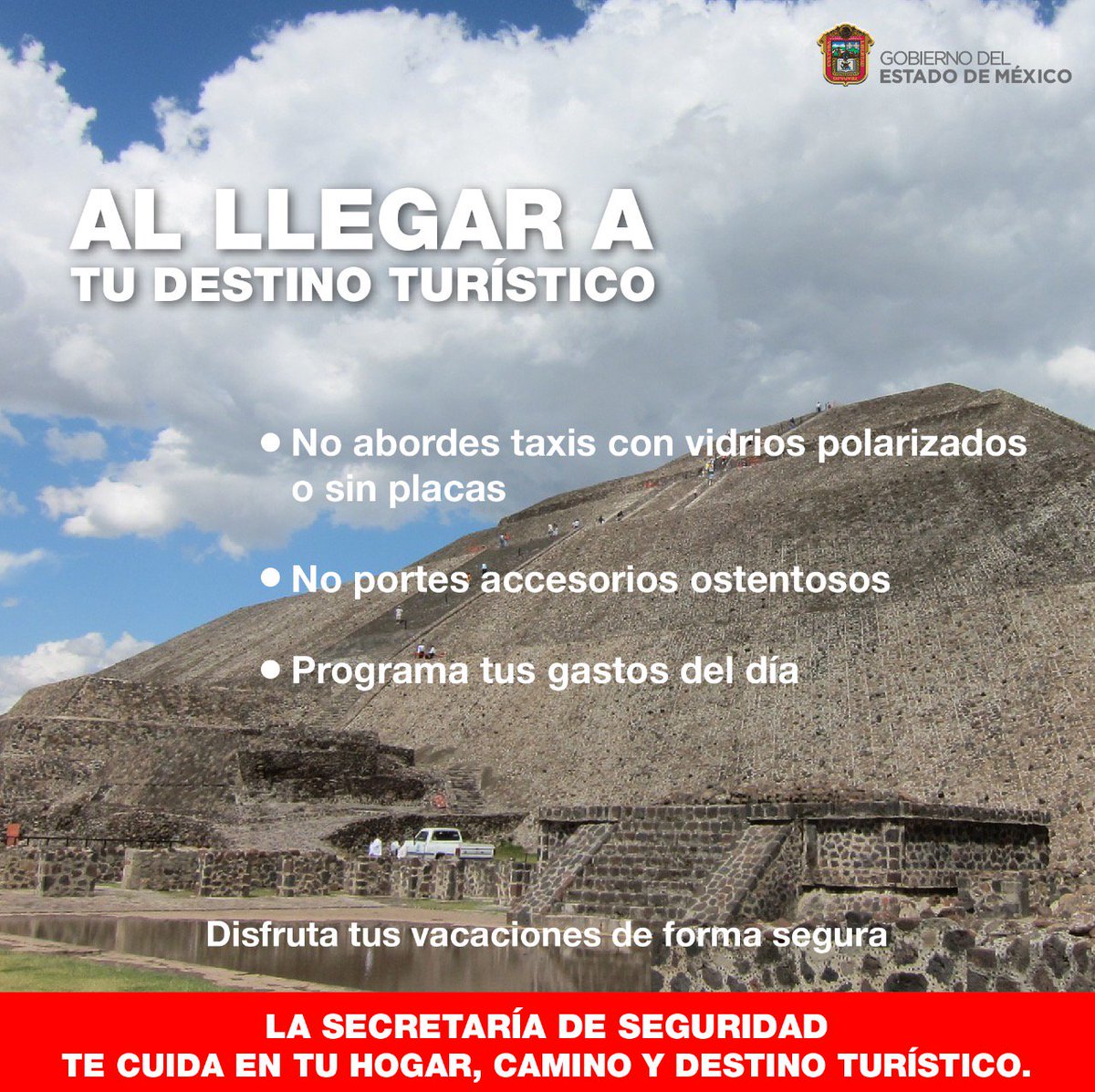 #ViajaSeguroEdoméx  Para una estancia placentera, compartimos contigo las siguientes recomendaciones.