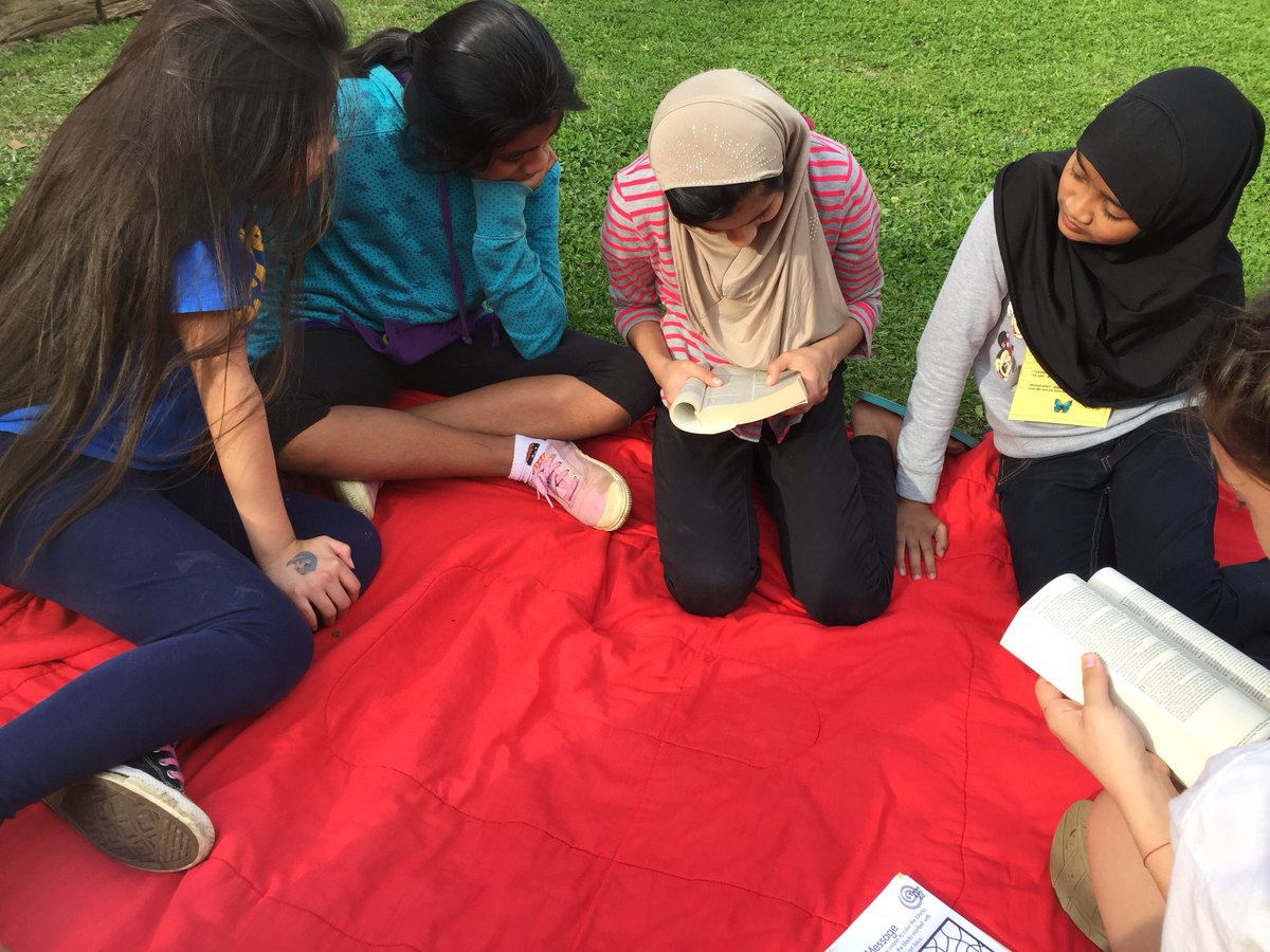 Guess where I am?  Today on our Mission Trip, our Youth Group Teens shared the Easter Story with dozens of kids who have no Bible or belief in our true God.  #makeknownministries