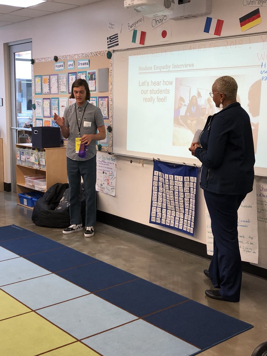 kprocopeHU_MS2's tweet image. Let’s hear how our students “really” feel in the empathy interviews at #DL2018. #DeeperLearning #StudentInterviews @deeperlearning @hightechhigh