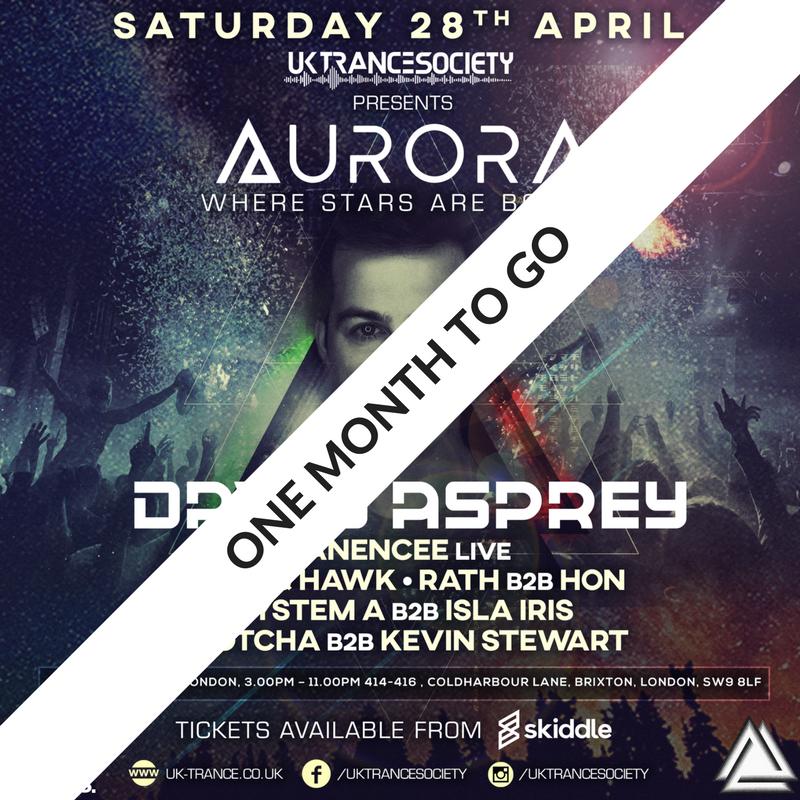 uktrancesociety's tweet photo. There's only one month left until UK Trance Society Presents Aurora w/ @Daveyasprey at Club 414 in Brixton, London on Saturday 28th April! 

Tag a friend who hasn't yet bought their ticket!

Ticket Link - https://t.co/iJNfWHY0KA

#uktrancesociety #trancefamily #uktrance #club414 https://t.co/WLt3Sx9Rpe