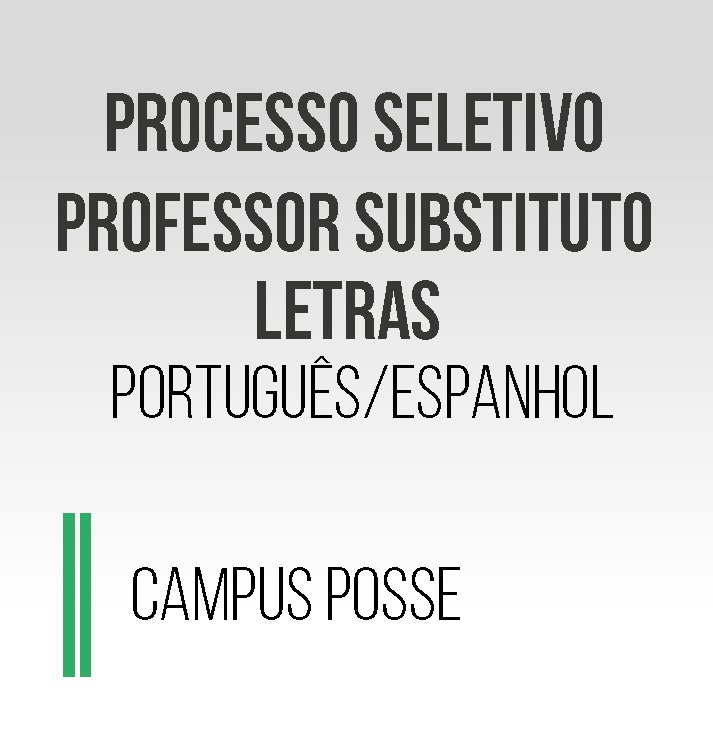 IfPosse's tweet photo. O IF Goiano Campus Posse abre processo seletivo simplificado para contratação de professor substituto, as inscrições vão até o dia 08 de abril. O professor atuará na área de Letras (Português/Espanhol).

Saiba mais em: https://t.co/xTeqImxzxe https://t.co/067u04wGr0