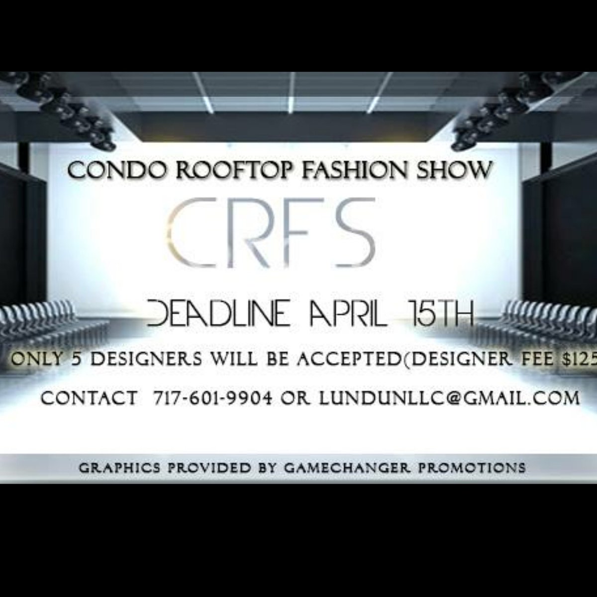 Gamechanger717's tweet image. Do you have your own clothing line. Looking to get exposure, contact @lundunco clothing asap for information on upcoming Condo Rooftop Fashion Show. Deadline April 15th 

#GAMECHANGIN #CRFS #FashionShow #Designers #lundun