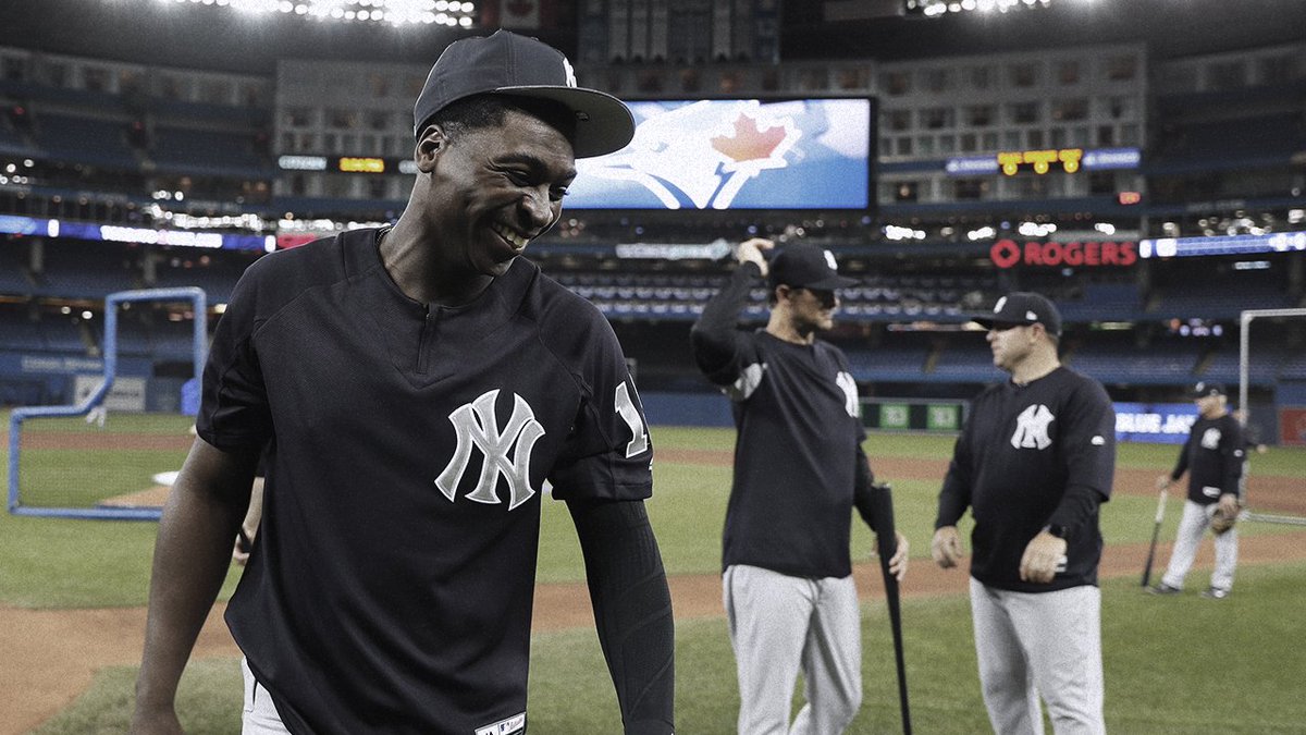 Yankees's tweet image. We&apos;re in Toronto. And We&apos;re 2018 ready. #OpeningDay #PinstripePride