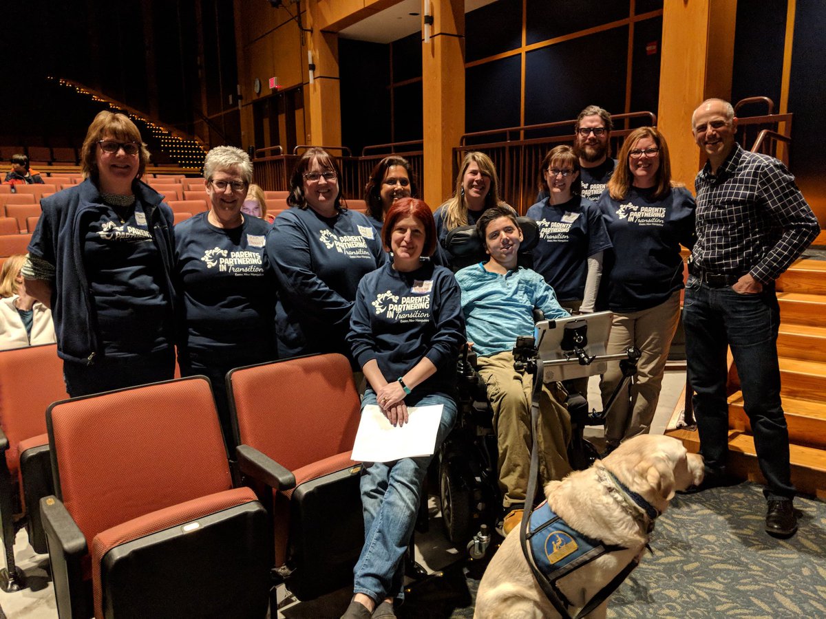 This past weekend a local NH parent group-Parents Partnering in Transition invited me to speak at their conference about transition planning. I shared my post-secondary transition film "Garrett Shows: I'm in Charge" along with clips from #IntelligentLives. It was a great event!