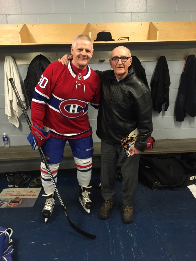 KnucklesNilan30's tweet photo. Awesome to see Forbes Kennedy the best friend of my mentor Claude Ruel. Claude would say Yankee Boy I want you to play like Forbes https://t.co/X5Pxuw5QPH