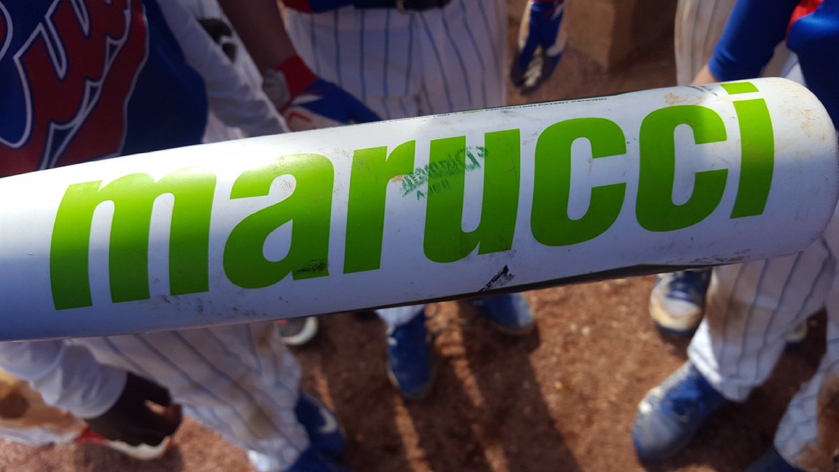CoachJ1906's tweet photo. My son had a tournament this past weekend and his teammates realized what happened to his bat. Talking about tattooing the baseball! ⚾️
#HexConnect https://t.co/Lw2bH9Ri2t
