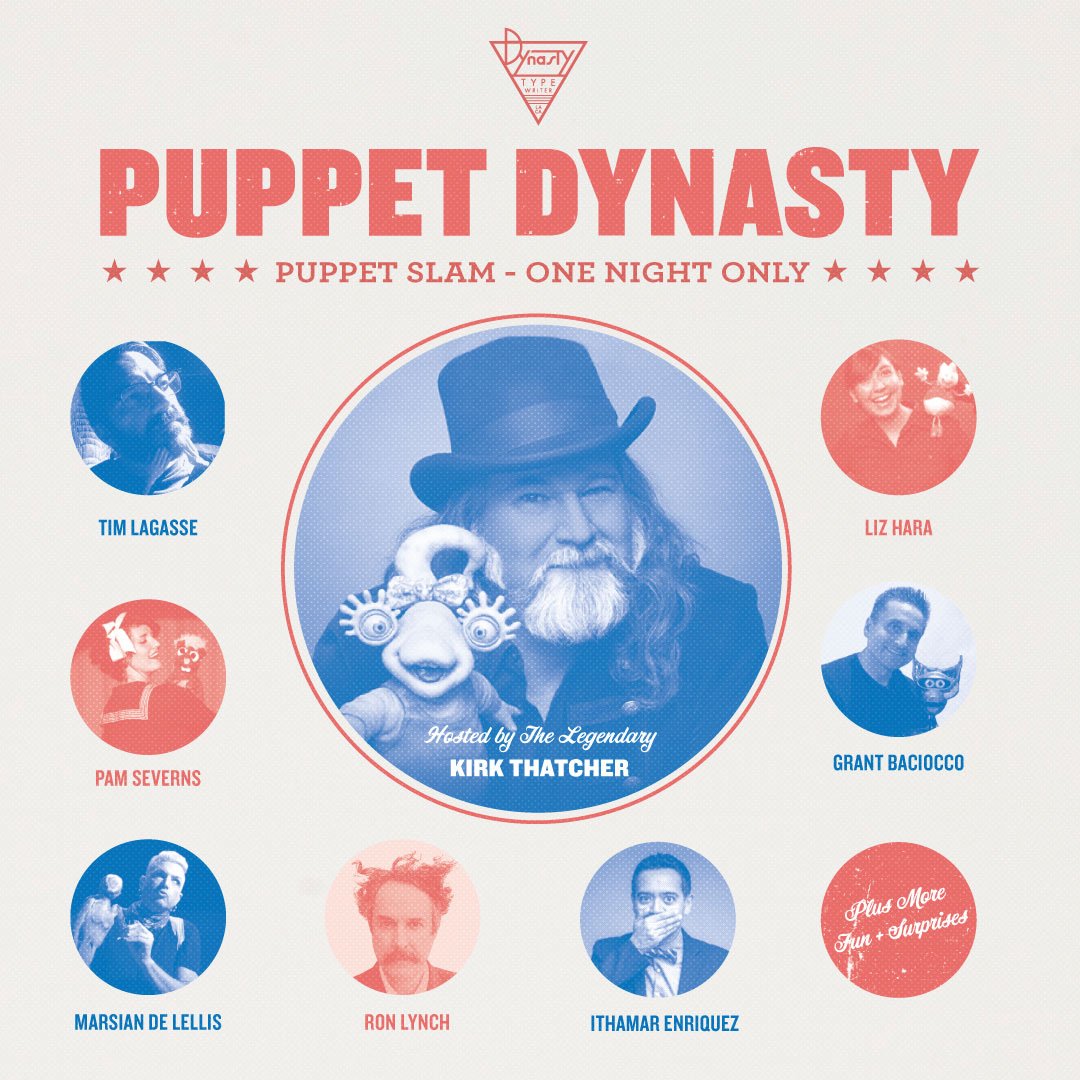 JoinTheDynasty's tweet photo. Whoah! It's a #puppetdynasty! With @KirkThatcher, @TimothyLagasse, @pamueljackson, @IthamarEnriquez, @ToasterBoy, @ronlynch1 and .... @TheToiley. https://t.co/90qEtBtNw4 https://t.co/Cglbji6wsQ