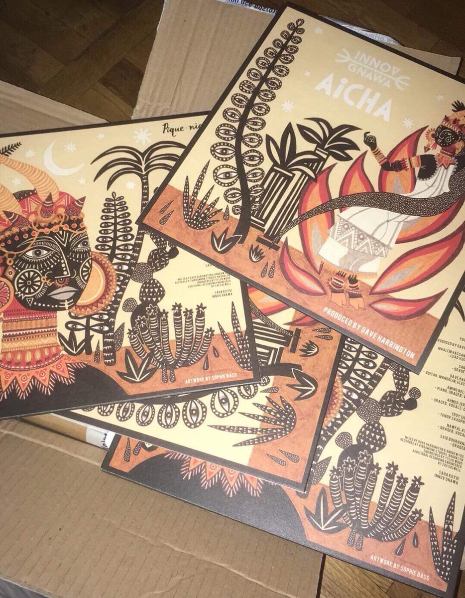 If you're in NYC, head on down to <a href="/nublu/">Nublu</a> where <a href="/InnoveGnawa/">@InnovGnawa</a> will be celebrating the release of their brand new record AICHA tomorrow evening. A few of these will be available too... #innovgnawa #vinyl #aicha