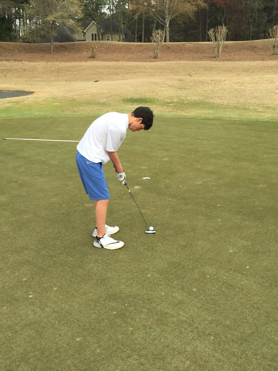 EtowahBoysGolf's tweet photo. Josh made his golf debut at today’s JV match against Centennial! Battled some nerves and played great! https://t.co/dF6Q6FSaKe