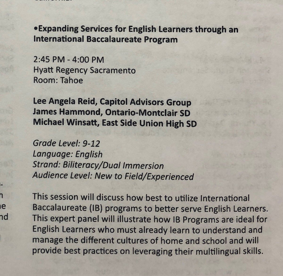 official_omsd's tweet photo. OMSD Supt Dr. James Hammond and OMSD Parent Crisol Mena presenting at the 2018 CABE conference! #OMSDproud https://t.co/fLuwGEfY6X