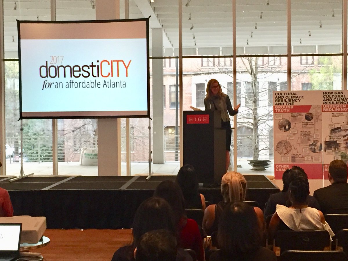 The domestiCITY Awards Ceremony at the @HighMuseumofArt has kicked off, you can watch it LIVE on our Facebook page! #designforeveryone 🏢