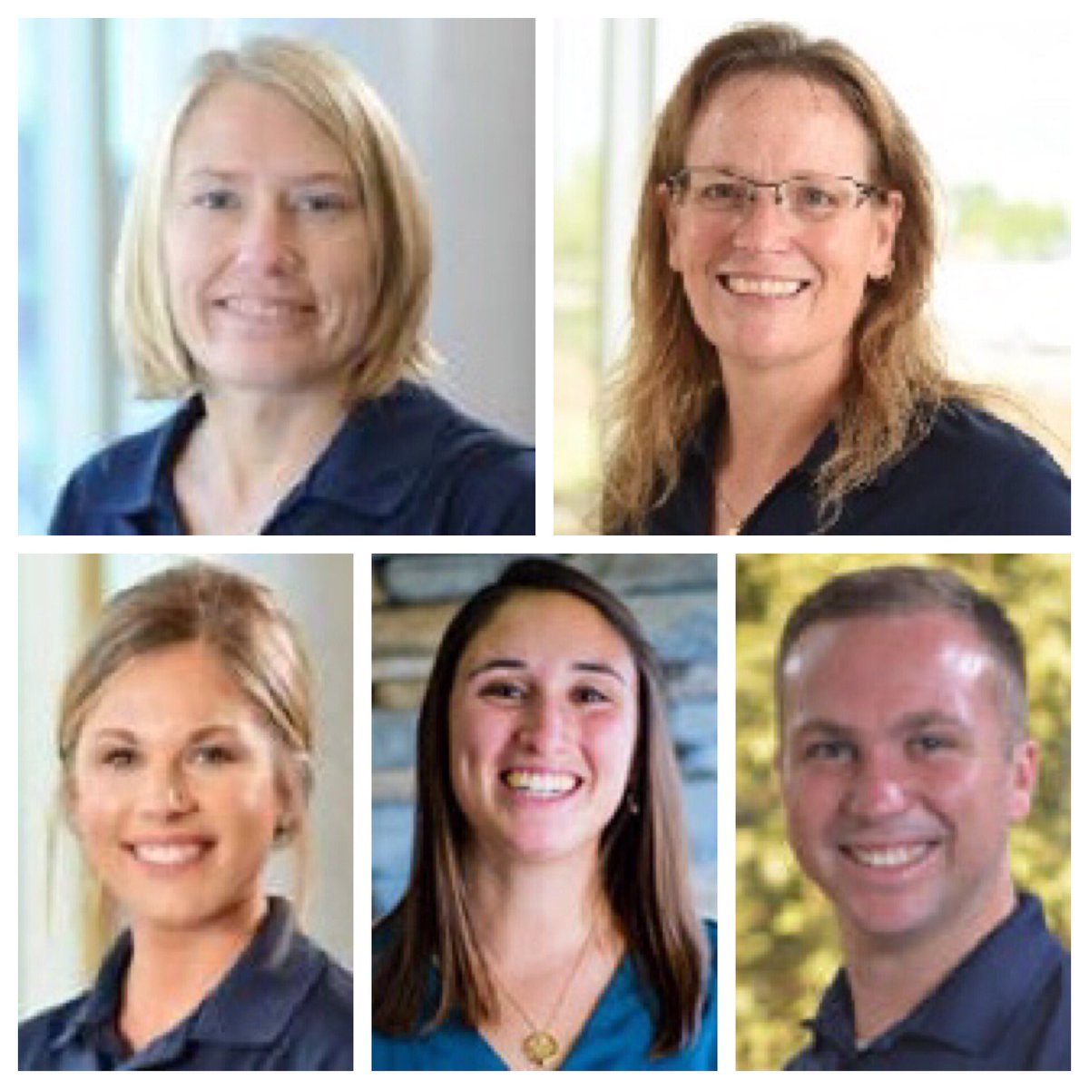 TigerSupt's tweet photo. Introducing our ALL-STAR lineup of @FHSchools athletic trainers!!! April, Abigail, Brittany, Barb and Kyle are TREMENDOUS for our student athletes. #NATAM2018 #AT4All https://t.co/k902pM12so