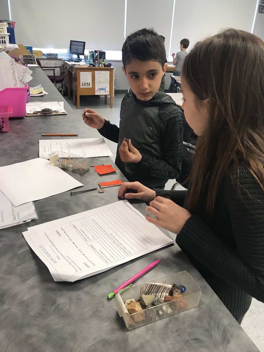 Rocks and minerals centres were so much fun today! Love when learning becomes exciting and hands-on. <a href="/Mike_MTN_Horse/">Mike Mountain Horse</a>