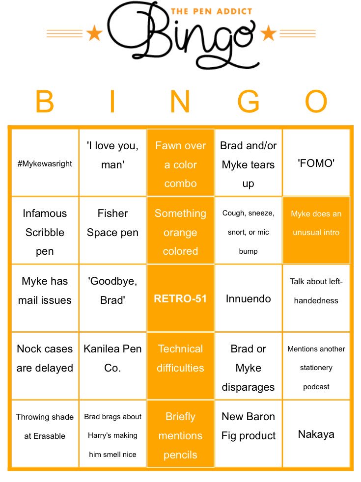 dashamarya's tweet photo. Bingo at less the 25 minutes. Love this. 🤣 #penaddict @dowdyism @imyke https://t.co/smYfjOM6if