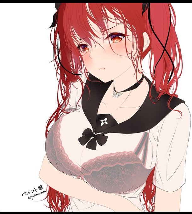 濡れ髪を描くのは凄く楽しいです～ #ホノルル  #アズールレーン 