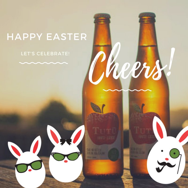 tutucider's tweet photo. Happy Easter – may your baskets be filled with 100 % Fuji Apples (Cider 😜) #tutūcider #exploreyourinnertutu #tutūadventures #ciderlover #ciderlovers #cidergram #ciderscene #nzcider #ciderlife #summerdrink #crafternoon #craftbrew #ciders #ilovenzcider #trysomethingnew https://t.co/O0aliiX0UW