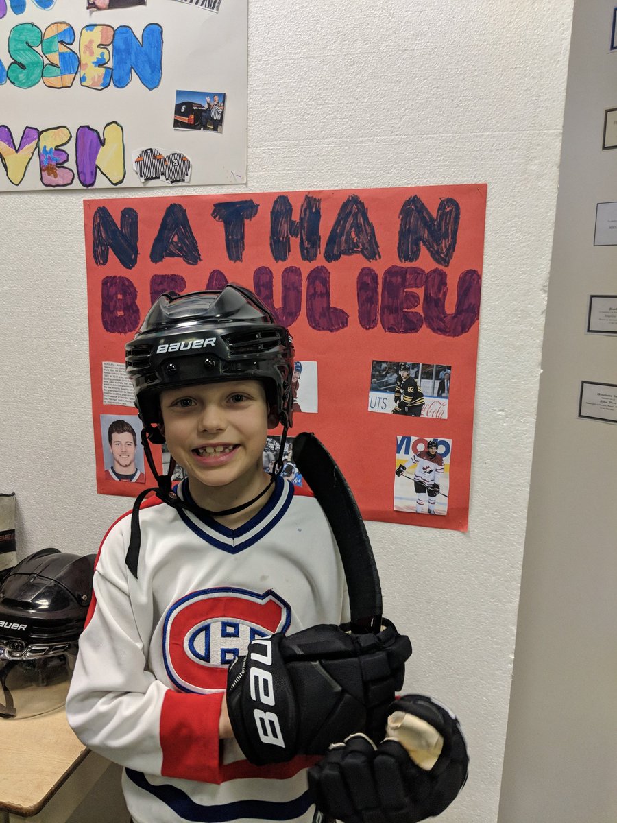 Nash had to pick a local hero...and being a Habs fan - it was an easy choice! <a href="/natebeaulieu/">Nate Beaulieu</a> #livingwaxmuseum