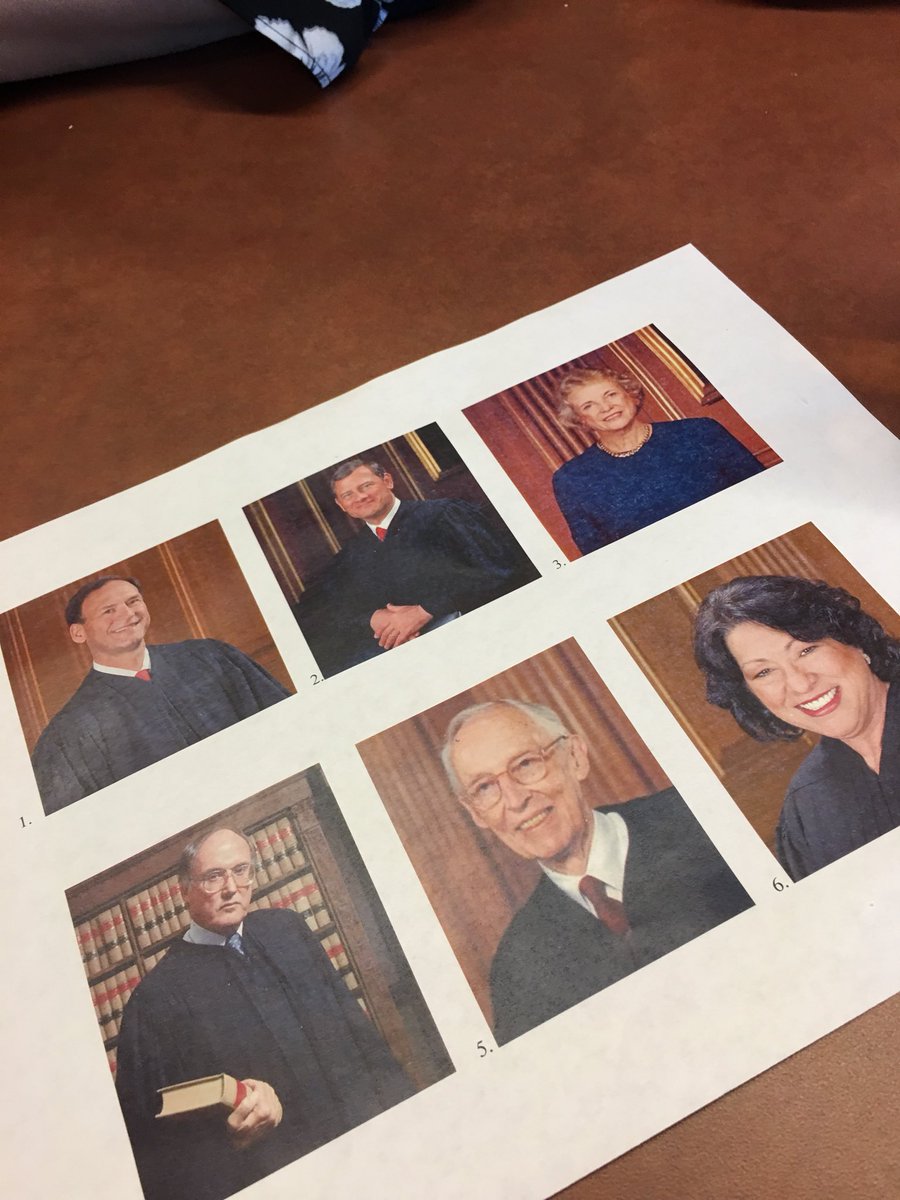 AllisonHBlock's tweet photo. @NewMexicoYLD is have trivia night for its Mentorship program. Can you name these 6 justices? https://t.co/Bbr0H5p6FG