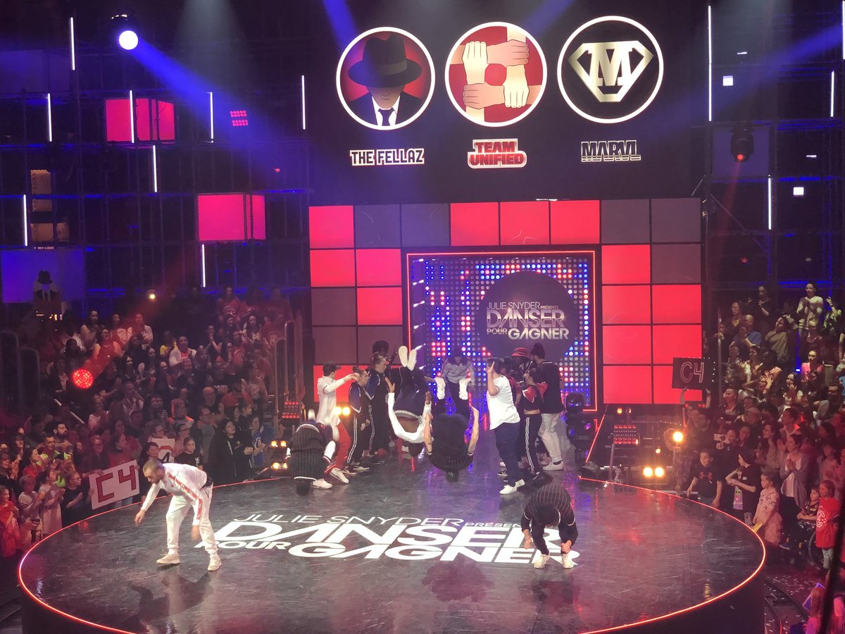 DanserPrGagner's tweet photo. Un immense plaisir de revoir THE FELLAZ, TEAM UNIFIED et MARVL sur la pastille. #DanserPourGagner / @RogersFR / #AvecRogers https://t.co/aE0X6yRIBK