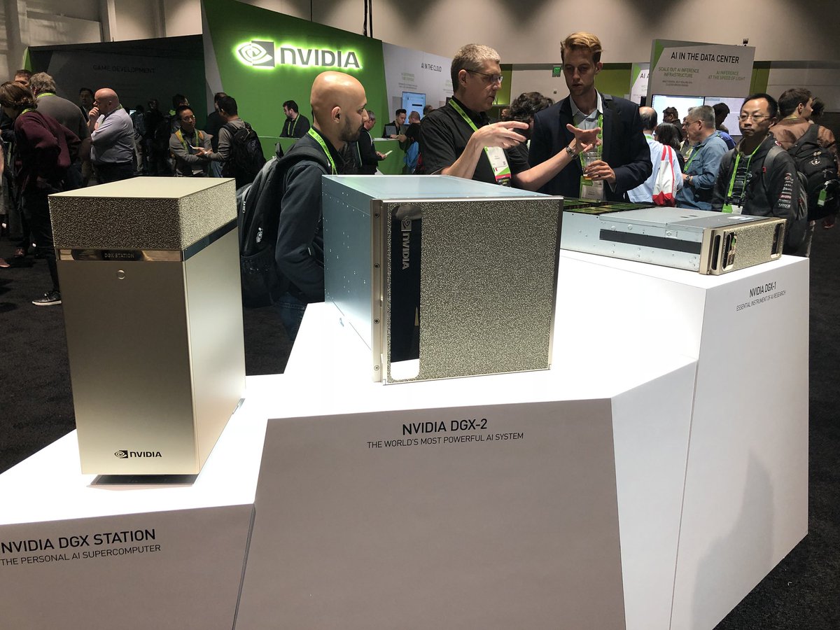 Checking out all the awesome AI enabled products at NVIDIA GTC2018!