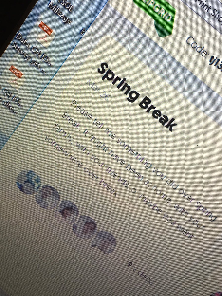 MrsZoglmann's tweet photo. Using Flip Grid with #ELL students to work on speaking skills. #ESOL261 #USD261derful https://t.co/XF4m6gV1XT
