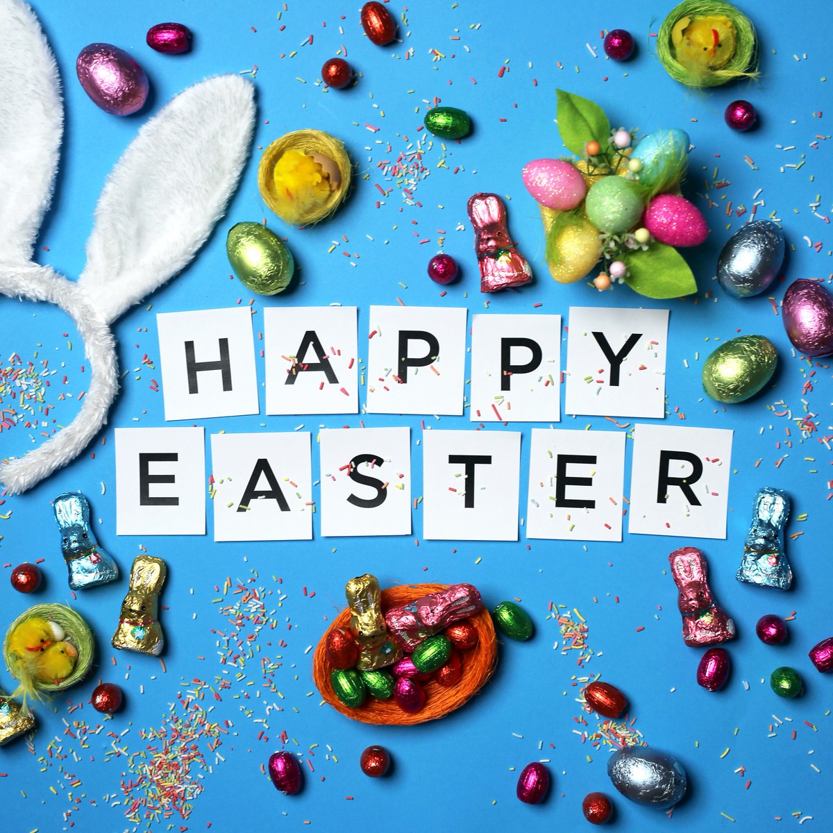 Happy #Easter! We hope you enjoy the Easter break with family &amp; friends, along with a lot of yummy chocolate eggs on the side!