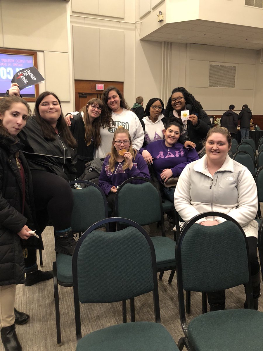 ADH_Oswego's tweet photo. Sisters tonight attended “Chasing the Dragon: The Life of an Opiate Addict”. it was very interesting and educational. #stayawayfromdrugs #sayNotodrugs https://t.co/EDhA0ZeG7r