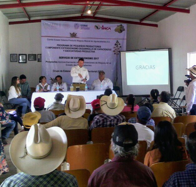 Aguascalie1Inca's tweet photo. Presentando 2do Caso de Éxito en #Ags @ExtensionismoM Ej Nac cierre 2017 GEIT Maguey con @SagarpaAgs @IncaNorte @uaa_mx CSP Maguey 😆😅 https://t.co/mosSXbk9dc