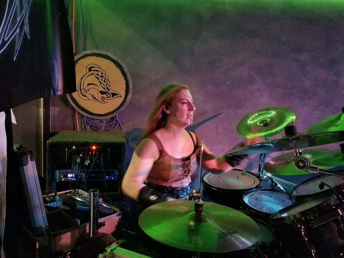People of the land! Today marks the day of our war maiden and drummer Adaria's birth! Join us in wishing her a hearty and happy birthday! #happybirthday #folkmetal #metal