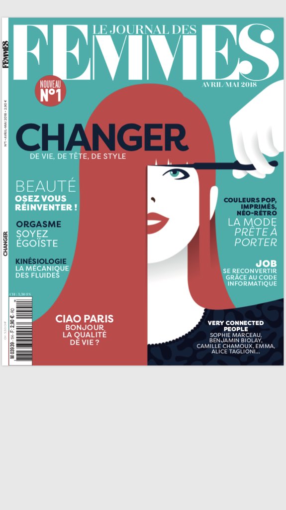 ppouquet's tweet image. Tous au kiosque ce matin pour découvrir le 1er numéro du Journal des femmes concocté par @AdaMercier et sa team !
