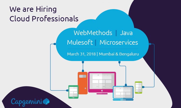 CapgeminiIndia's tweet photo. #CapgeminiIsHiring for our #Mumbai and #Bengaluru locations. Interested? Apply now- https://t.co/QAR5iGMgid https://t.co/Pgrw2N6xsx