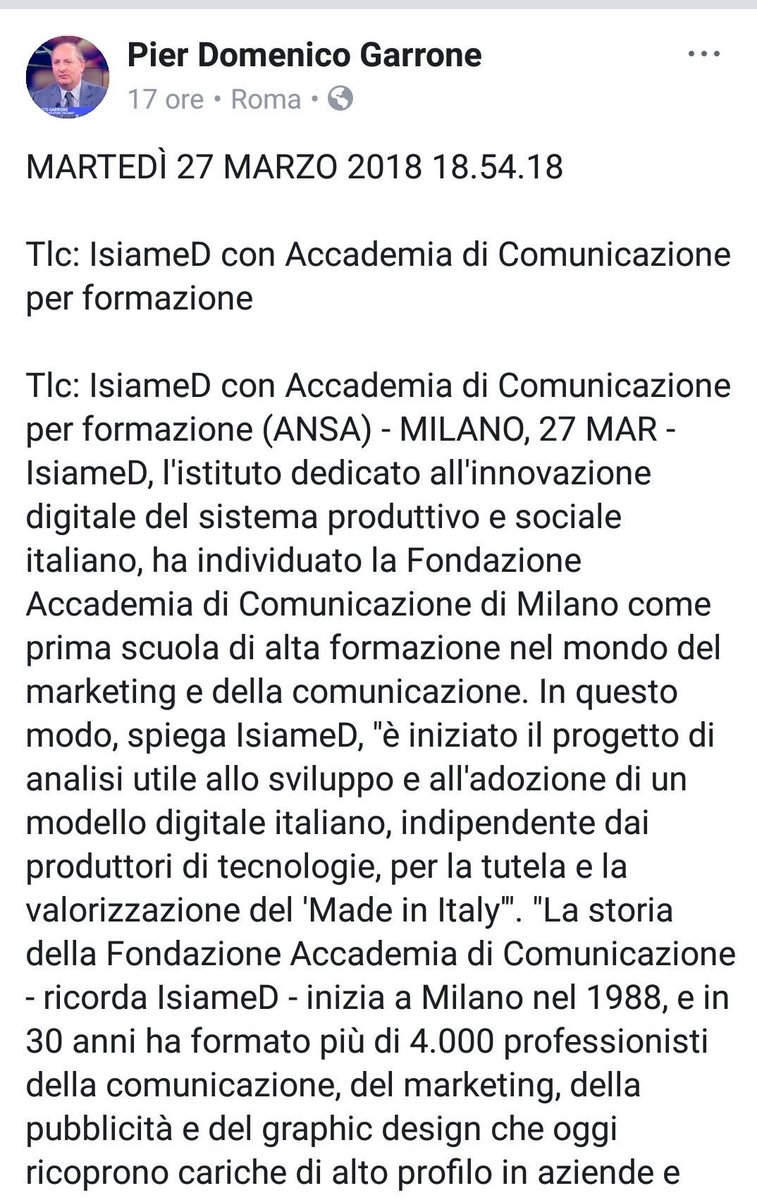 andreacaccia's tweet photo. Citando @rscano: Qualcuno avvisi @CarloCalenda che lo stesso @ComunicaGarrone conferma che il #modellodigitaleitaliano non esiste. Devono crearlo. Mentre i 3 milioni di euro sono per promuoverlo. A chi stiamo dando 3 milioni di euro? #isiamed https://t.co/g3E5qHKryJ