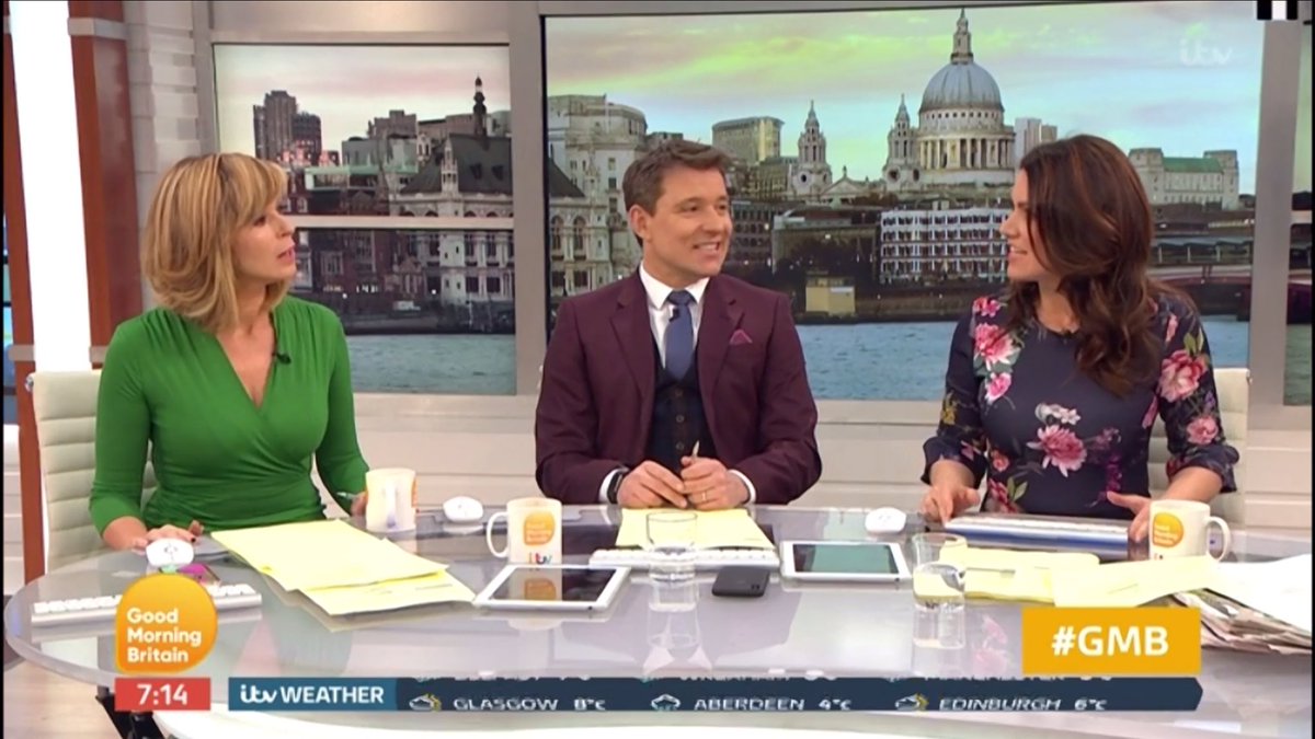 brekkytv's tweet photo. 29 MAR: @kategarraway, @benshephard and @susannareid100 have the latest on #Brexit on this Thursday morning's @GMB https://t.co/MDnpKIOqeK