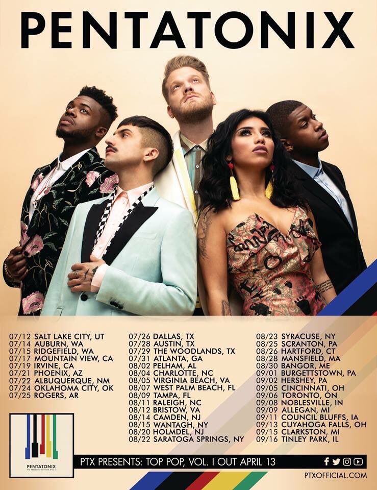 Pentatonix on Twitter "Starting in July, we’ll be hitting the road for