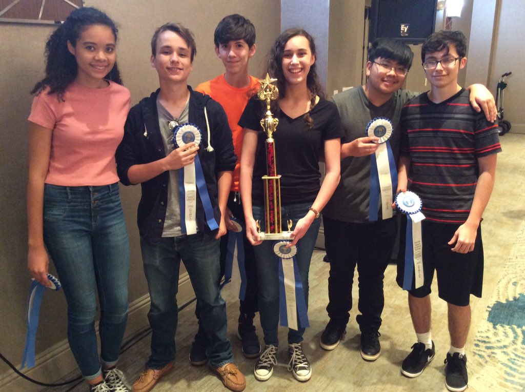 FlaglerFPS's tweet photo. Shout out to @project_voices for being awarded CmPS Grand Champions at the 2018 @Florida_FPS #FLFPS State Affiliate Competion! This crew is headed to @fpspi International competition! @FPCHS @fpc_fpsclub @FlaglerSchools https://t.co/GKLdz6TeBD
