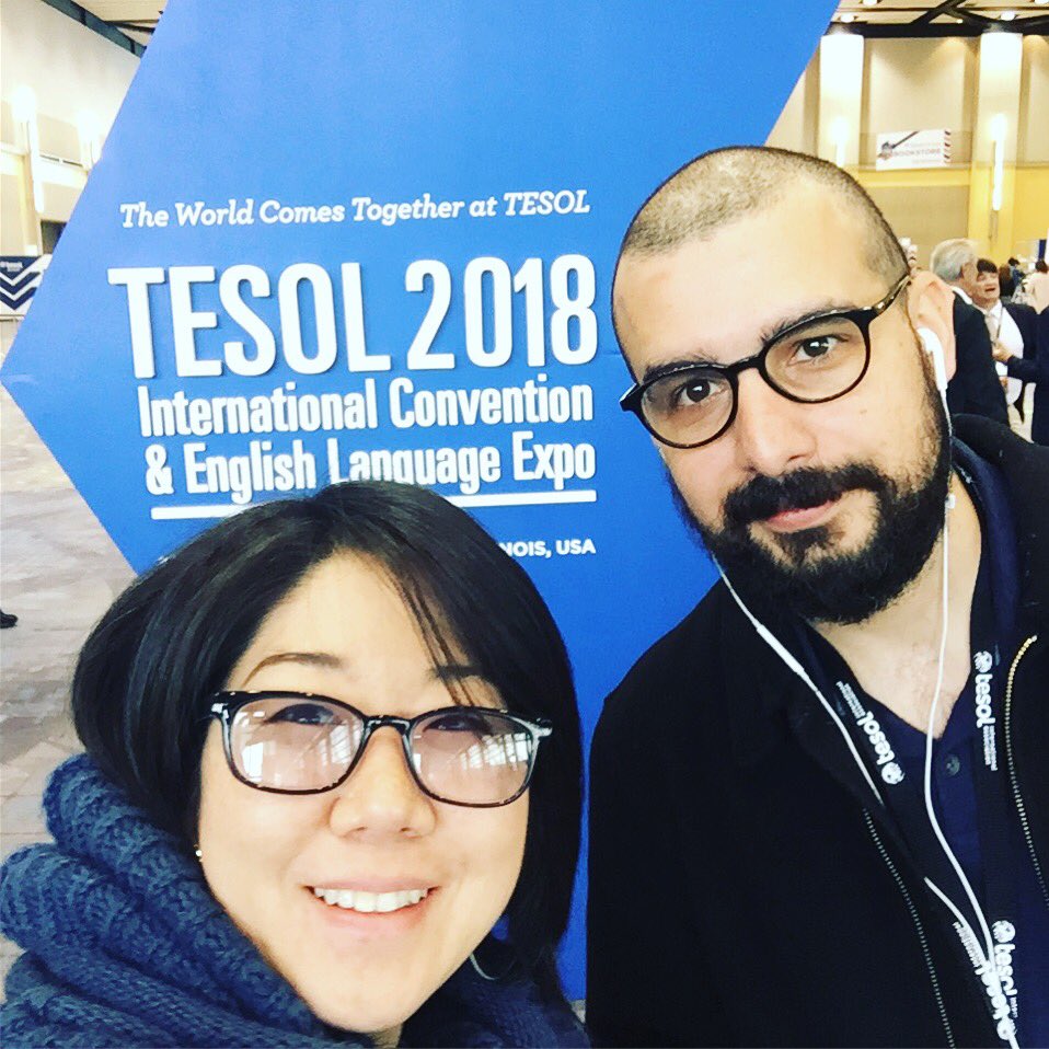 mobilesuzi's tweet photo. Had a great time presenting at #TESOL2018 with my fav colleague see you next year in ATL! #tesol18 #mytesol18 https://t.co/74nV5jwkYN
