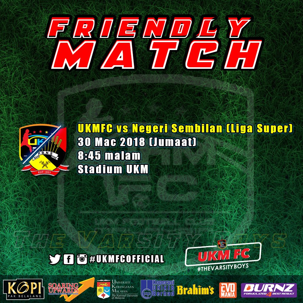 ukm_fc's tweet photo. Meh Jang Meh!! Tengok Anak Nismilan main
#JOMSOKONGKAMI #teamn9 #NegeriSembilan #ukmfcofficial #ukm #ukmpower #thevarsityboys #ligaperdana2018 #LigaPremier2018 #unifi #iflix #evomaniaburnz #evomanianutrition #burnzfatburner @burnzfatburner @evomanianutrion #preworkout https://t.co/Ee2LFkPEIX
