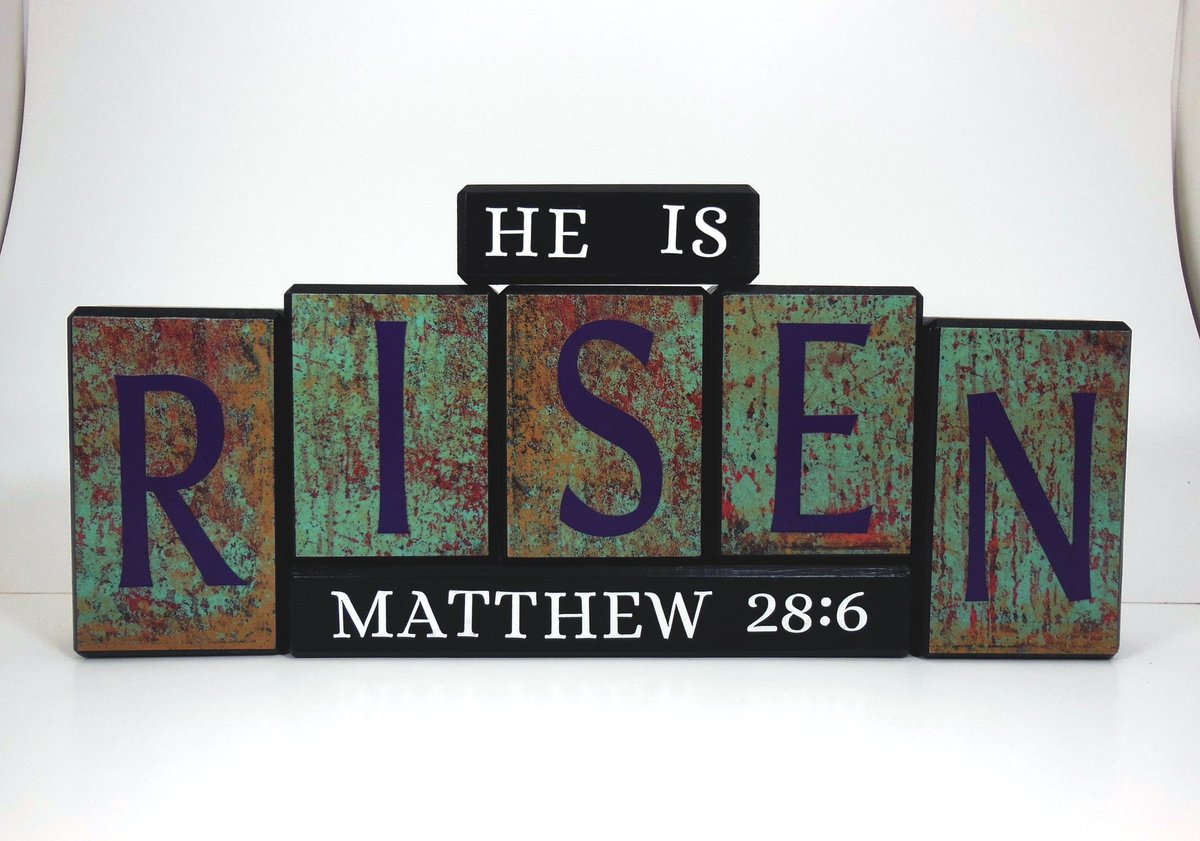 SSquaredCrafts's tweet image. Excited to share the latest addition to our #etsy shop: He Is Risen Wood Block Set Matthew 28:6 

#homedecor #woodblockset #crafts etsy.me/2IfHtui