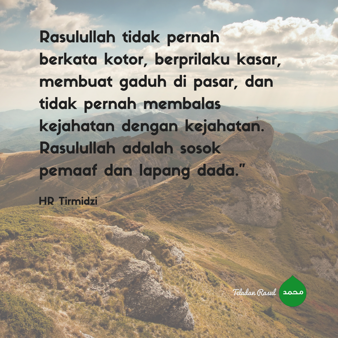 Rasulullah sebaik-baik teladan :) . . #TeladanRasul