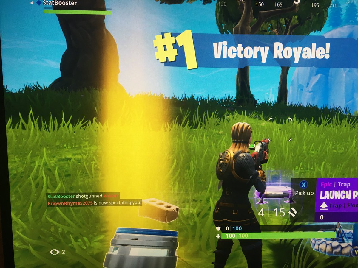 StatBooster's tweet photo. First time is the sweetest. First solo win. Thanks to all the gamers I’ve been watching and learning from. @RuralKT @Siefe @JMackTheGamer #fortnite https://t.co/isF01xuVHz