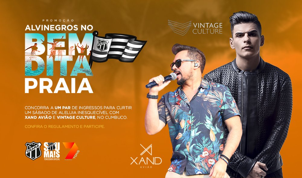 CearaSC's tweet image. Tem promoção nova na área, torcedor alvinegro! Acesse vozao.net/bemditapraia e participe. 🎶😎🏴🏳 #Promoção #CearáSC #7Tons #SouMaisCeará #Eventos
