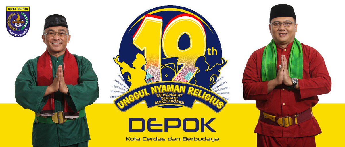 Kong Burhan pake baju oranye
Ngangon kambing buat disate
Emang Kota Depok gk ad duanye
Makin disayang, makin dicinte
😍😍😍 <a href="/IdrisAShomad/">Mohammad Idris</a> <a href="/SahabatIdris/">Sahabat Idris</a> <a href="/Bang_Pradi/">Pradi Supriatna</a> <a href="/Humas_depok/">Dokpim</a>