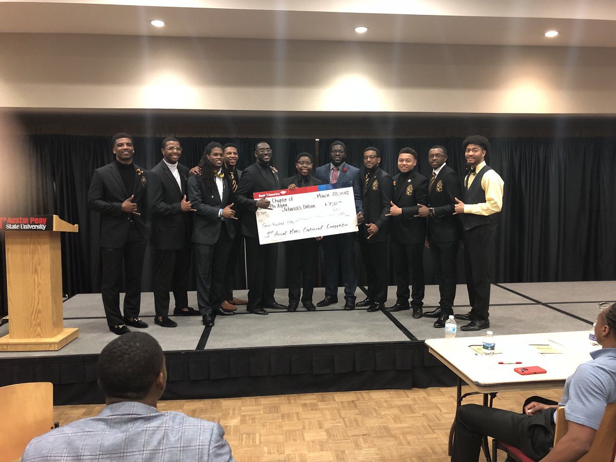 TauPhiAlphas's tweet photo. We would like to thank everyone who came out and we would also like to give a special congratulations to Jatavious Dotson for winning our FIRST Richard “Dick” C. Gregory Men’s Oratorical Scholarship! #Scholarship 🤙🏾 https://t.co/vOnwR6Dbwh