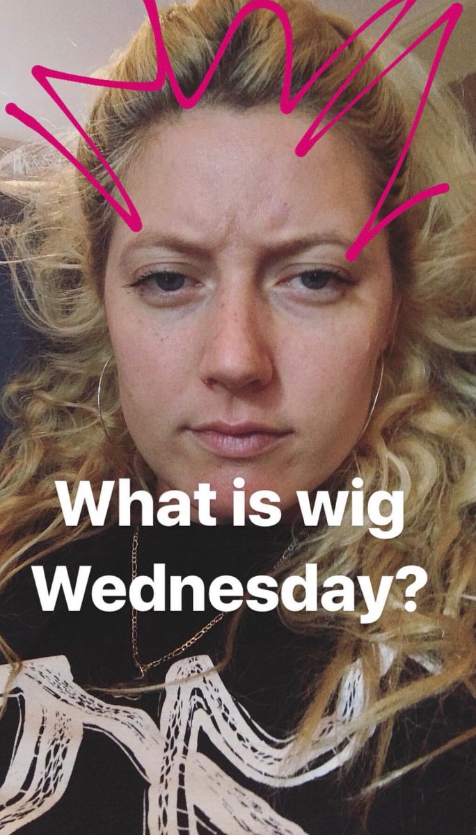 smartlurker's tweet photo. Wearing wigs Wednesday! I like it. Iโm sure this is not a broken wig...itโs a great one to be sure #KristenStewart #RKFriends #RKTravel ๐๐ https://t.co/JoEjnfJ6bB