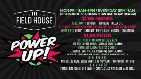 Some people wind down and some Power Up, don’t forget about our late night drink specials!
