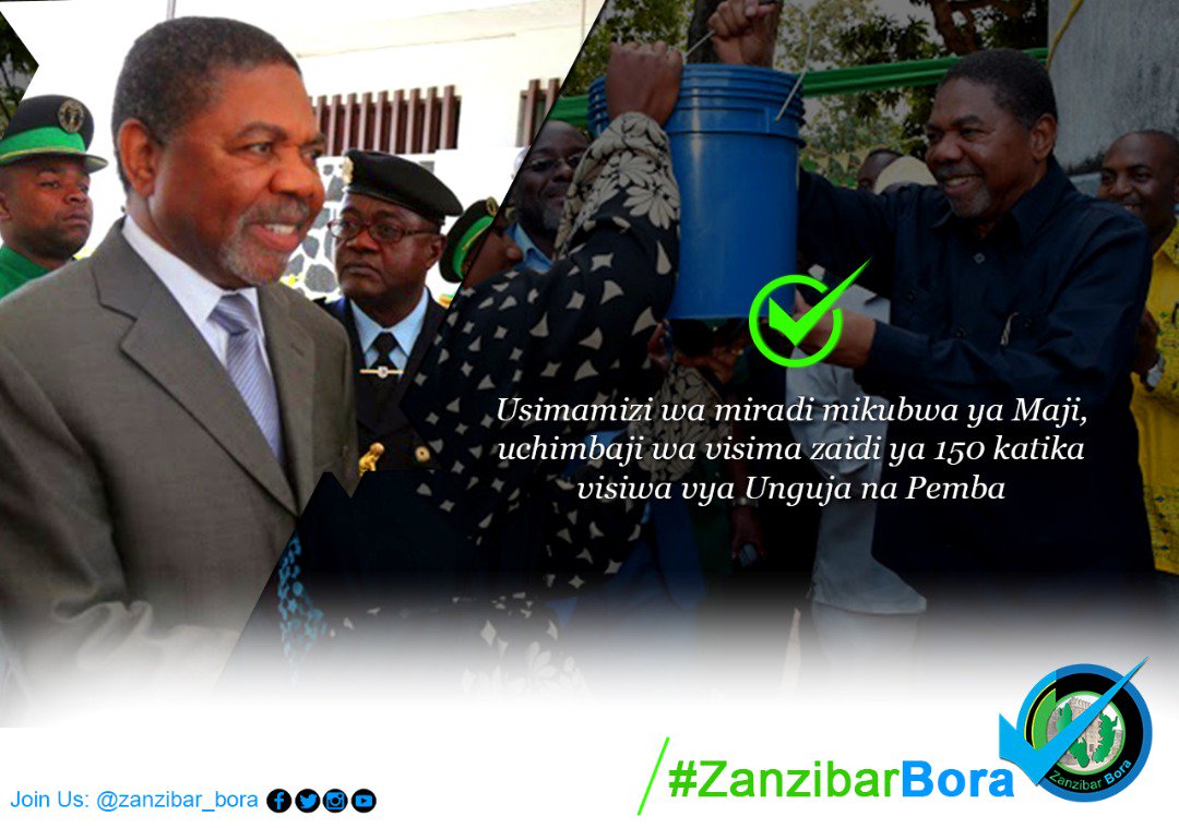 zanzibar_bora's tweet photo. #Tuliahidi kumaliza tatizo la ukosefu wa maji safi na salama, hadi sasa tumefanya uchimbaji wa visima zaidi ya 150 katika visiwa vya unguja na pemba.
@hushy85 @TheCitizenTZ @dr_shein @ikuluzanzibar @TheCitizenTZ @MtanzaniaNews @HamisShimye @chrissbomola @kibiki001 @kitilam https://t.co/kKislcjRaQ