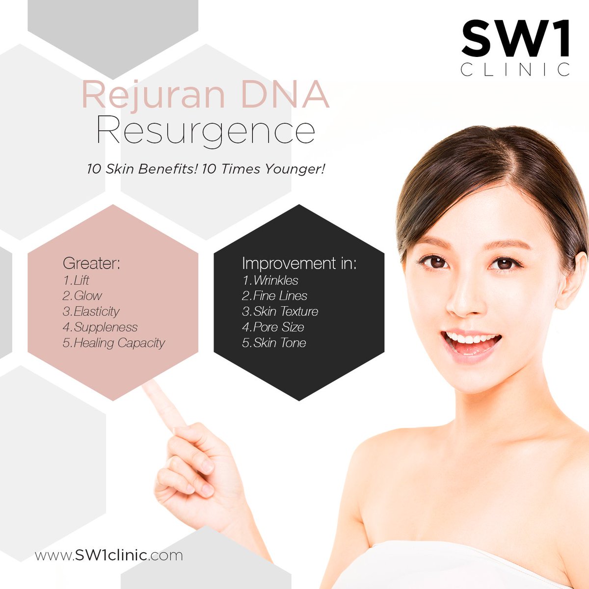 SW1beauty's tweet photo. A no down-time, 30-minutes treatment that delivers Rejuran DNA extracts into your skin to repair and rejuvenate your skin cells from within: https://t.co/uGmCXd2Gyl
#SW1clinic #REJURAN https://t.co/pPCQqp17Cx