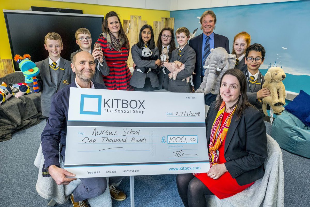 AureusSchool's tweet image. We are delighted to have officially opened our Thrive Room @Kitbox &amp;amp; our Sensory Room @McCarthyStone - thank you @NeilHawkes #growlearnflourish