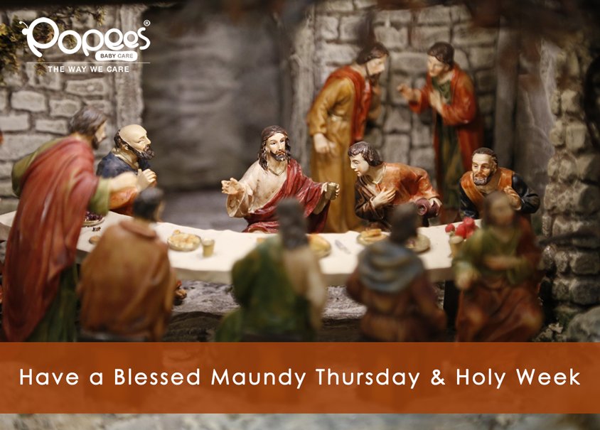 Popees_BabyCare's tweet photo. Blessed Maundy Thursday Greetings !
#MaundyThursday https://t.co/1F8DC1p3eC
