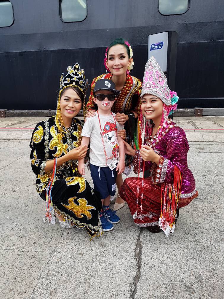 PodgeJinu's tweet photo. #AzamaraJourney with 672 European passengers is our 15th Cruise Ship making Port-of-Call in Kota Kinabalu for the 1st quarter of 2018. This ship managed by Royal Caribbean Cruises Ltd. sailed from Singapore and will be heading to their next port, Vietnam. https://t.co/bPTZQxMwUs